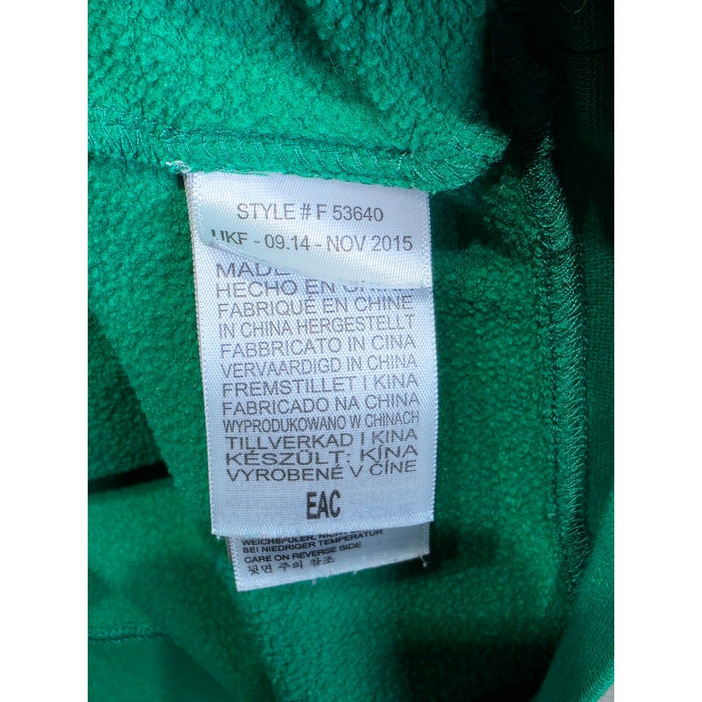 Marmot Mens Green Pullover Hoodie Logo Fleece Sweatshirt XL F53640 - Picture 5 of 8